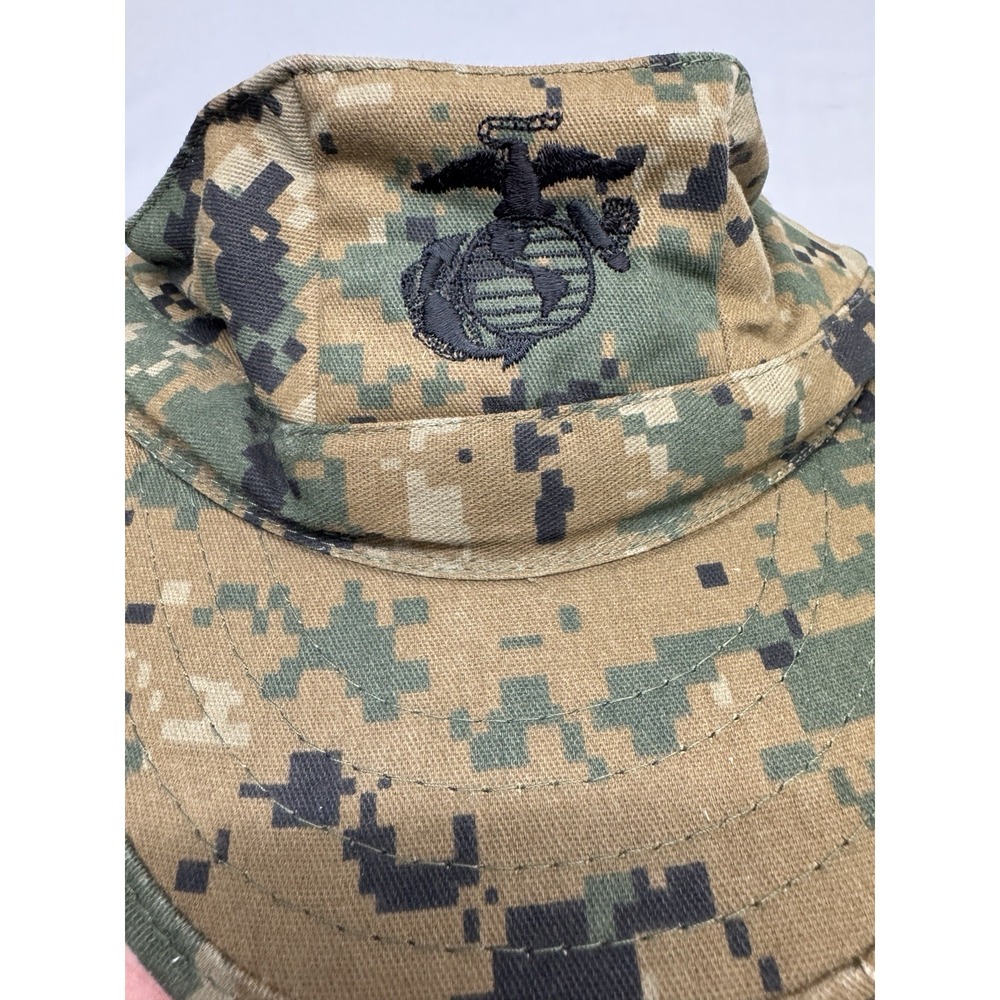 USMC Cover 8 Point Garrison Marpat Woodland US Marine Corps Hat Small